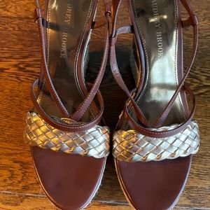 Audrey Brooke wedges. Size 7.5